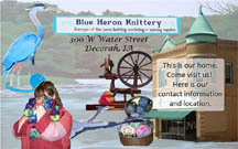 Blue Heron Knittery